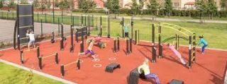 ADANI PAARIJAT Amenities - Outdoor Yoga & Gym